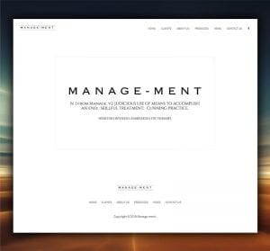 Manage-ment.com website design